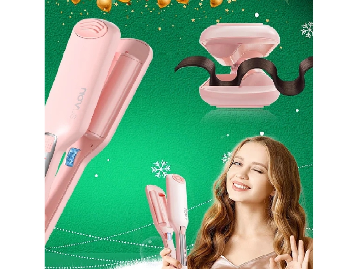 32MM Wave Curler Curl Hair Styling Iron 6000w Negative Ion Fast Heating Christmas Gift