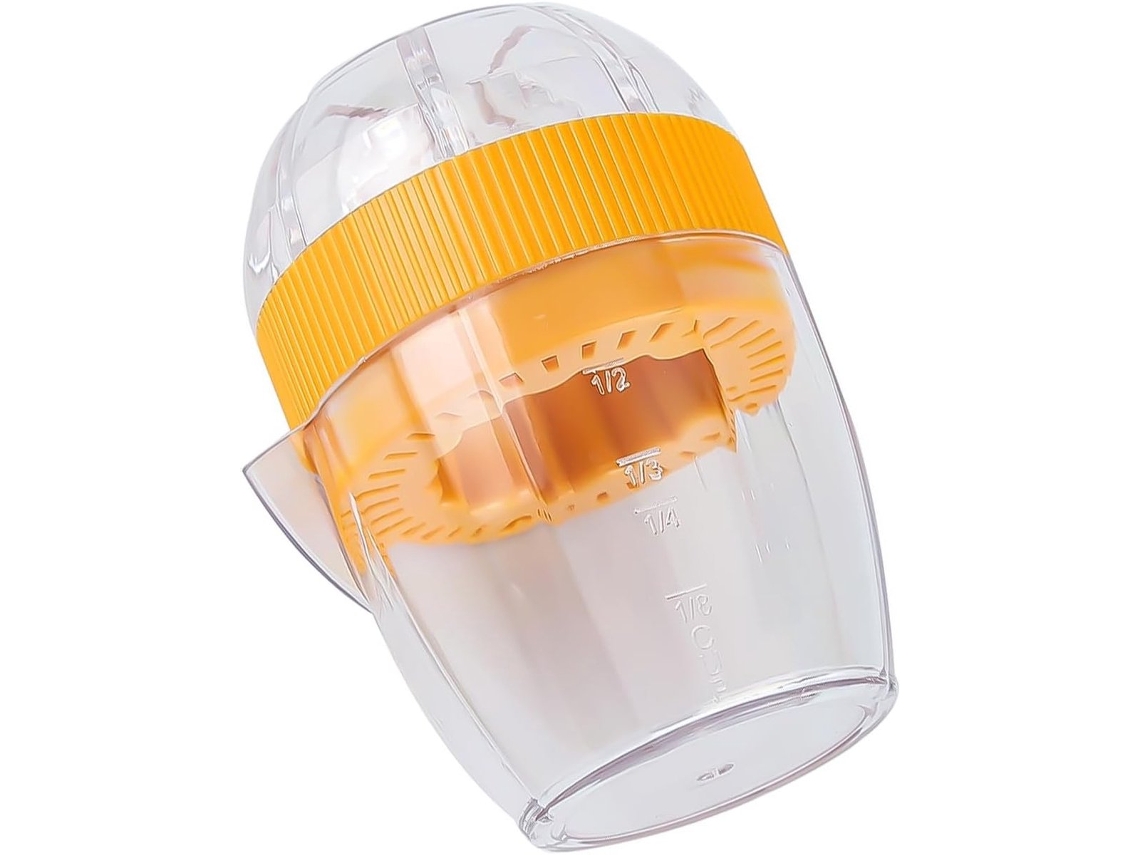 Espremedor De Laranja Manual Portátil Ing, Espremedor De Limão Com Tampa, Pinça Prática Para Frutas, Utensílios De Cozinha, Amarelo