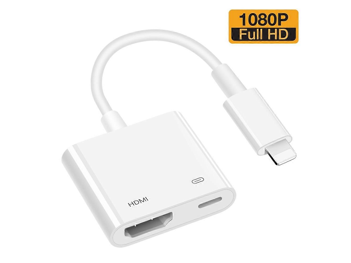 Adaptador De Cabo Apple Lightning Para Hdmi Para Projetor De Tv E Vídeo Hd Aquaforge