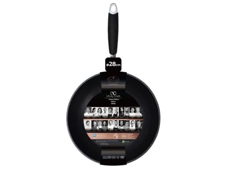 Frigideira Wok INFINITY CHEFS Copper Cobre Alumínio Alumínio Forjado 28 X 8 Cm