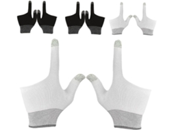 Hemoton 4 Pares De Grips Dois Dedos Com Tecnologia Grafeno, Controle Aprimorado Para Bilhar E Jogos, Antiderrapantes