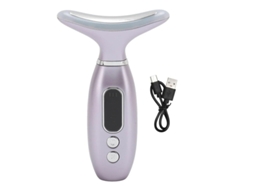 Massajador De Beleza Facial Com Vários Níveis De Vibração Ativação Da Pele Bateria De Lítio Recarregável Para Rosto E Pescoço Roxo Bestvite