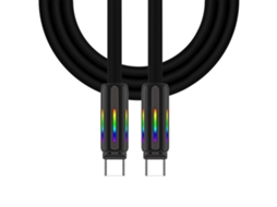 Cabo De Silicone Usb-c Para Com Carregamento Rápido, 5a, 100w, 240w,