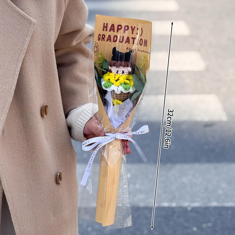 Buquês Tecidos À Mão, Buquês De Formatura, Buquês De Crochê Finalizados.