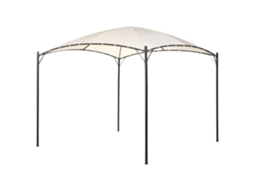 Pérgula De Jardim Vomero Metal 305 Cm 305 Cm Creme