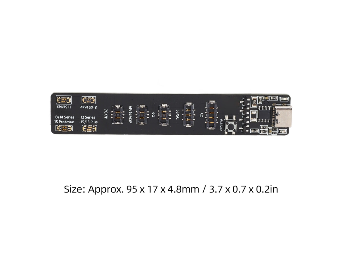 Placa De Ativação De Bateria Com 1 Botão Para Reparo E Carregamento De Smartphones Ios 5-15pm Todas As Sériess