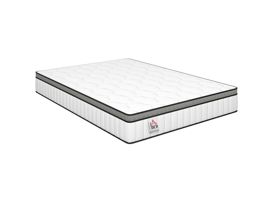 Cama, Tecido, Espuma, Branco, 20 X 140 X 190 Cm
