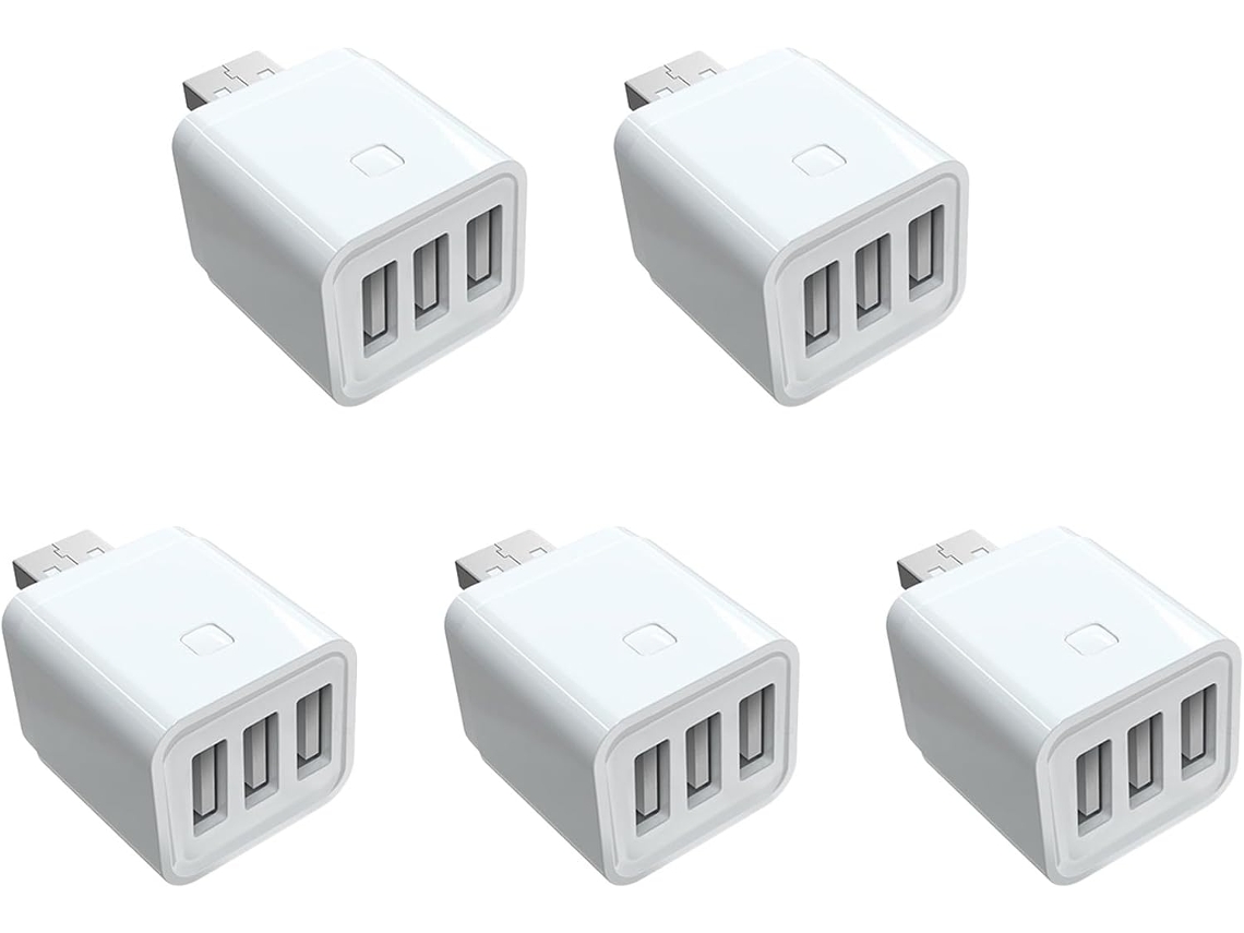 5 Adaptadores Usb Tuya Smart Zigbee 3 Com Interruptor E Fonte De