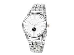 Relógio de pulso de quartzo casual e simples em aço G2-g (branco)