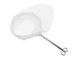 Sacola De Filtro Para Chá E Café Reutilizável Com Moldura De Aço Inox E Tela De Algodão - Ideal Para Casa E Cafés Branco