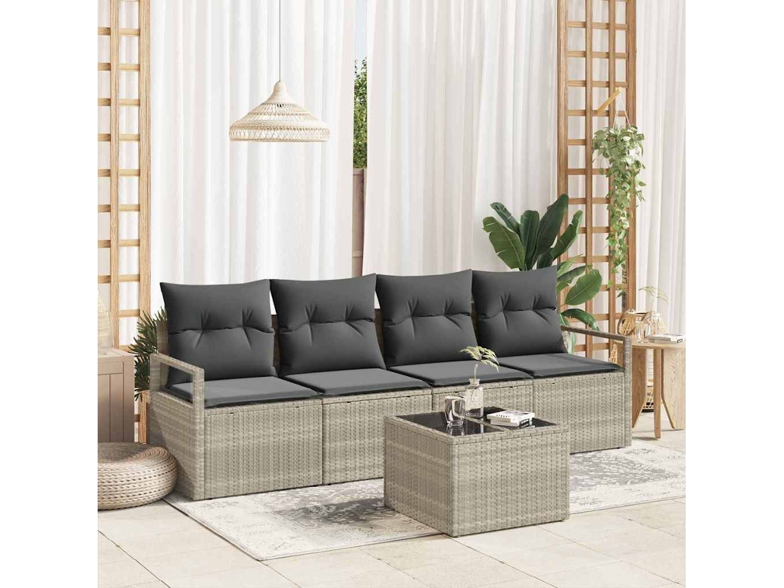 Vidaxl Conjunto De Sofás 5 Unid. 4-número De Lugares