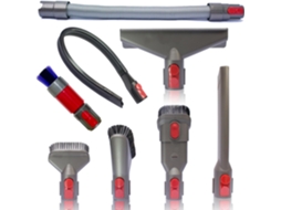 Acessórios Aspirador De Pó Para Dyson V7 V8 V10 V11 V12 V15, Incluindo Bocal Flexível Para Frestas E Cabeças De Escova De Substituição (8 Pcs) Cuich