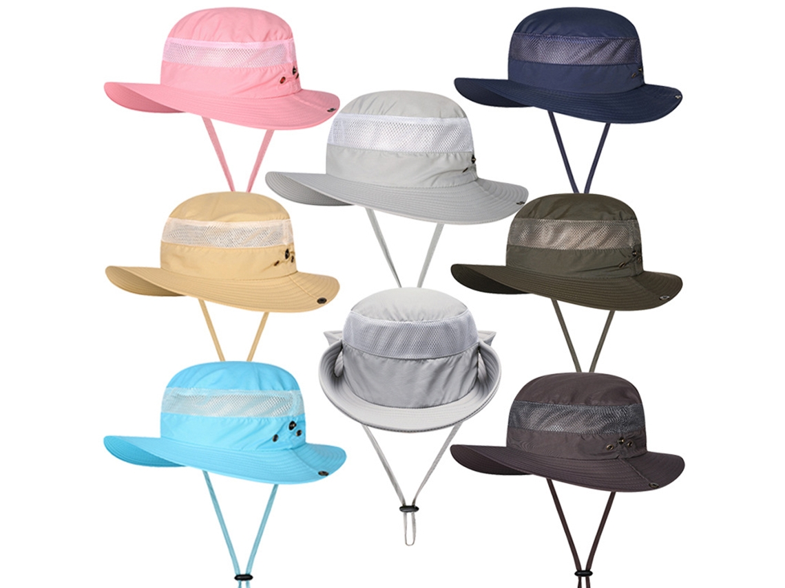 Gorra de Sol com Proteção UV, Aba Longa S/MARCA