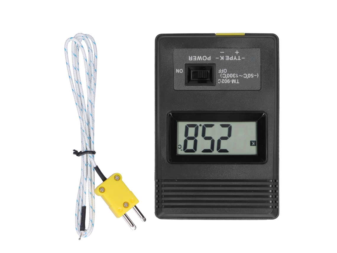 Medidor de Temperatura Digital TM902C com Sonda K | S/MARCA