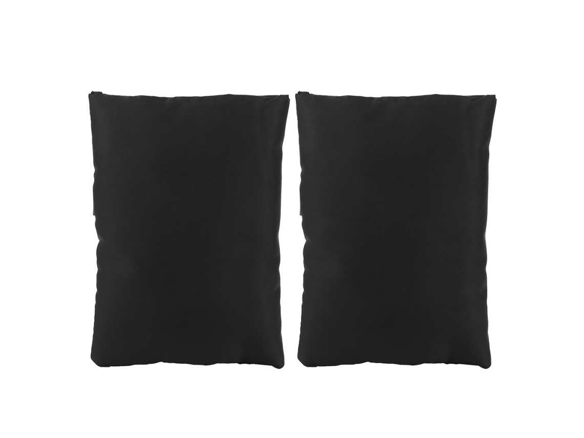 2pcs Capa Para Grifo De Oxford Preto Protetor Anticongelante Para Inverno Ferramenta Exterior