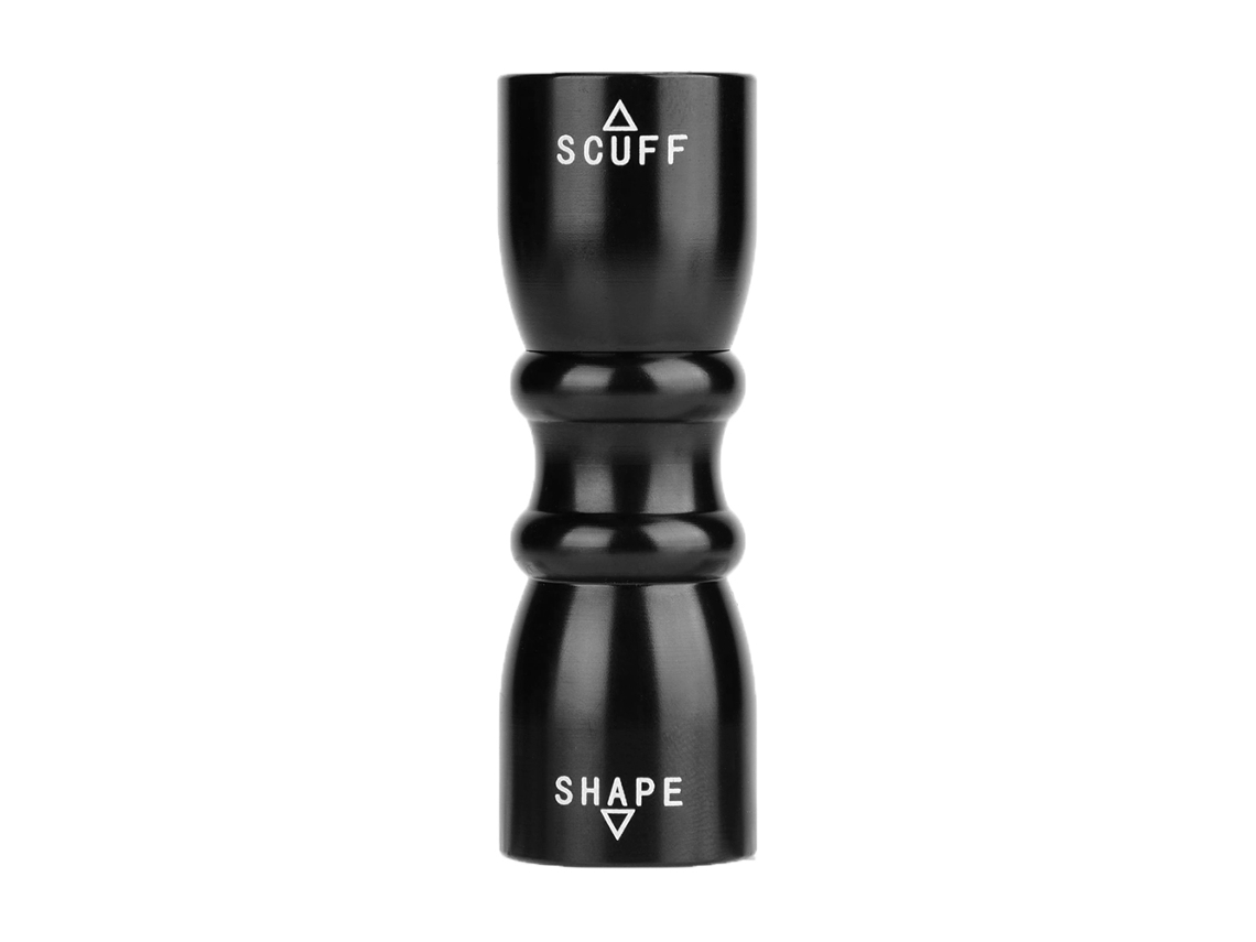 Ferramenta Portátil Para Ponta De Taco De Bilhar Shaper Repair Scuffer Pick De Alumínio Preto