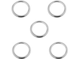 Conjunto De 5 Anéis De Vedação Em Aço Inoxidável, Material Confiável, Adequado Para Mergulho