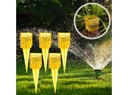 10 Pluviómetros Portátiles De Plástico Para Jardín