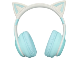 Fones De Ouvido Com Orelhas Gato, Fones De Ouvido Gamer Fofos Com Orelhas Gato, Fone De Ouvido Dobrável Com Modo Sem Fio