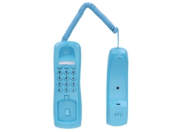 Telefone fixo de mesa EOOCOO, estilo europeu, com calendário