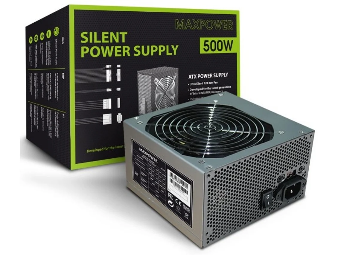 Fonte de Alimentação MAXPOWER Silent 500W