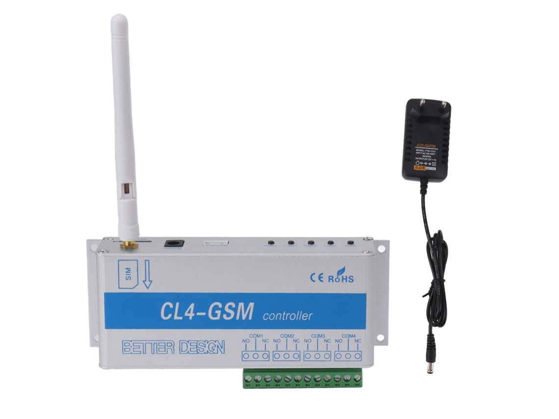 Abridor de Portão Gsm, Controle Remoto com Relé, Ip30, Alumínio | S/MARCA
