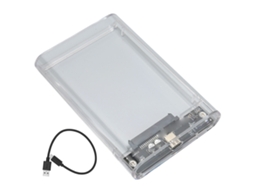 Aetheria enclosure de Hdd Sata Usb 3.1 Type C 10gbps para Ssd 2.5 Polegadas Transparente Plug And Play