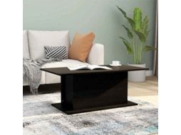 Vidaxl Mesa De Centro 102x55,5x40 Cm Derivados De Madeira Preto