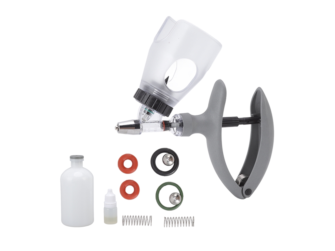 Gun de Injecção Contínua Ajustável para Animais com Garrafa, Vacina Automática para Porcos, Bovinos e Ovelhas LAXISCREED