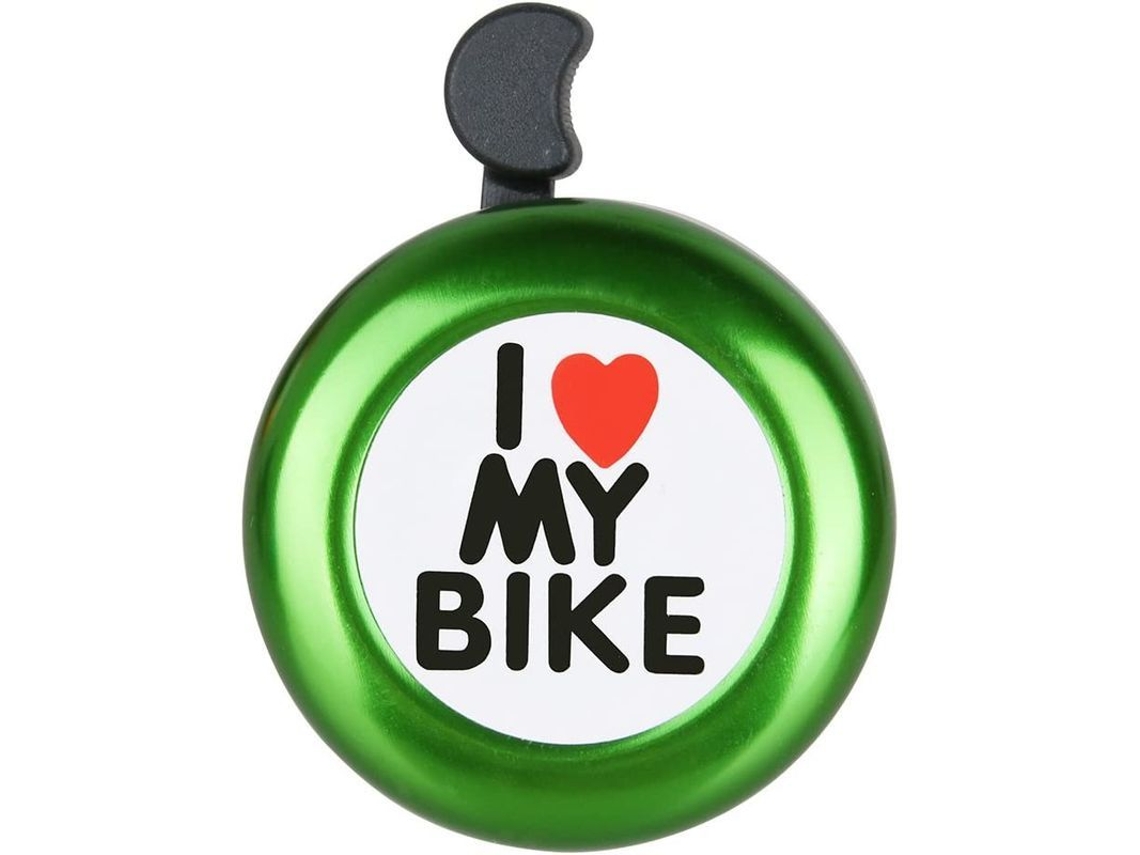 Sino de Bicicleta YURU de Alumínio Alto Acessório Mini para Bicicletas Adultos e Crianças Verde