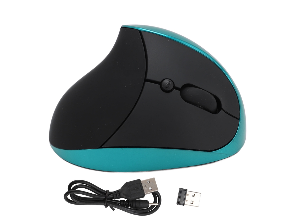 Mouse Vertical ergonômico, sem fio, recarregável, Óptico 2.4g, LAXISCREED