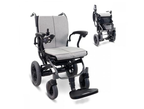 Silla de ruedas eléctrica Plegable Aluminio Joystick universal Modo dual Alcance de 20 km Peso máximo. 100 kilos