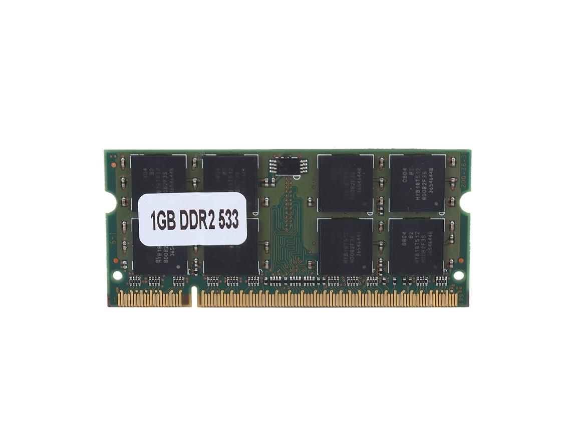 RAM da placa-mãe do laptop (compatível, 1 GB DDR2 533 MHz)