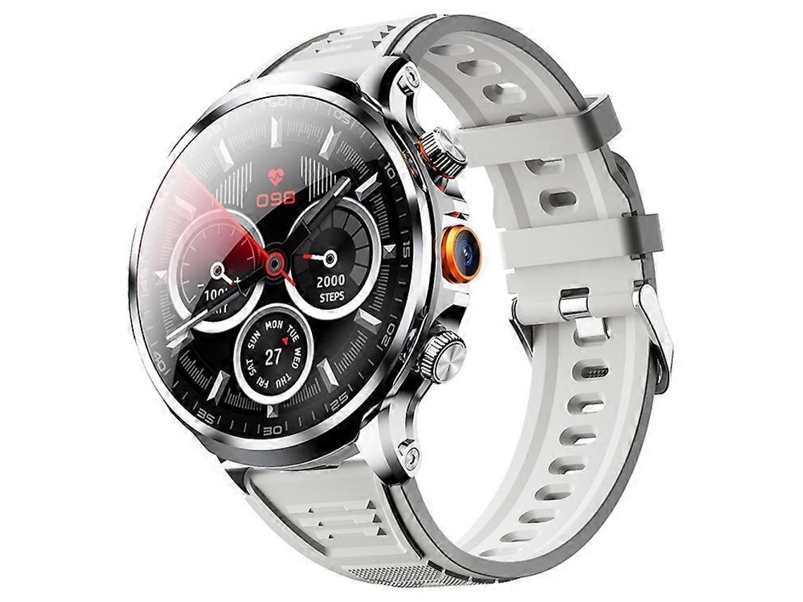 Smartwatch H18 com tela grande de 1,95 polegadas e 332g, cartão SIM 4G, Android 8.1 e monitoramento de saúde. Ly Ebike