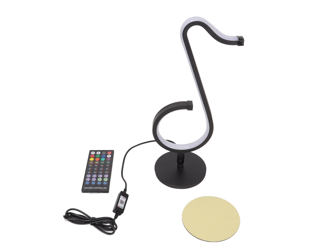 Mali lâmpada de Mesa Nota Musical Controle Inteligente Rotação 180 Graus Rgb para Sala Quarto Cabeceira