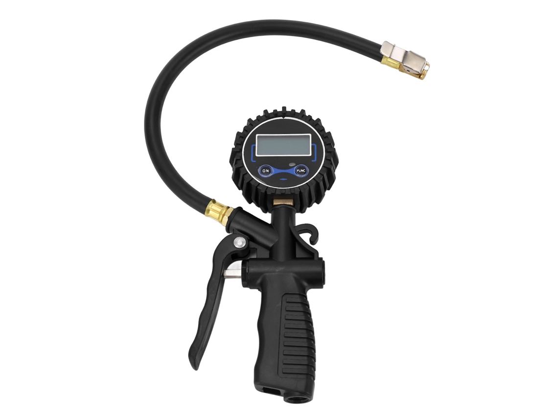 Laxiscreed Tira-inflador Com Manómetro Digital Lcd E Pressão Até 170 Psi Para Pneus E Autocarros