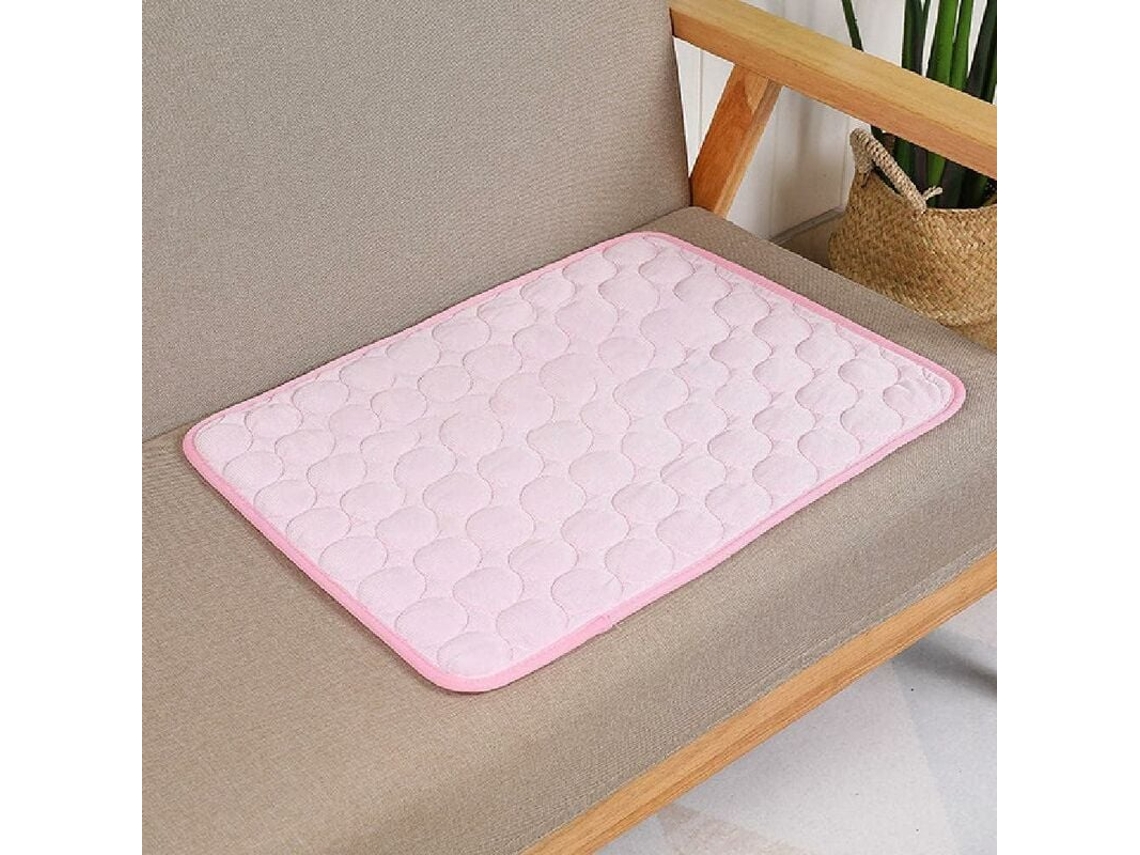 Tapete Refrescante, para Cães, Respirável, Uso no Verão, 50x40 Cm, Rosa AQUAFORGE