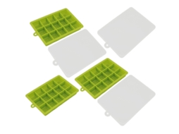 Forma de Gelo Silicone LAXISCREED 15 Cubos com Tampa
