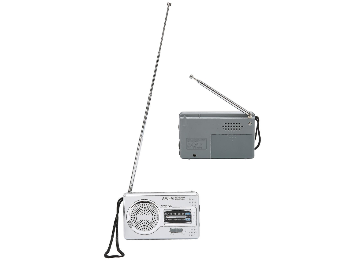 Rádio Portátil Am/fm Multifuncional, De Bolso, Operado Por Bateria, Ideal Para Presentear. Olysi Shop