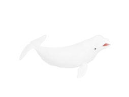 Mali brinquedo de Baleia Branca Modelo Figura Animal Marinho Educativo Cute Realista