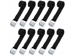 Kit Com 10 Cintas De Amarração 39 Cm Para Fixação Bagageiros Motocicletas