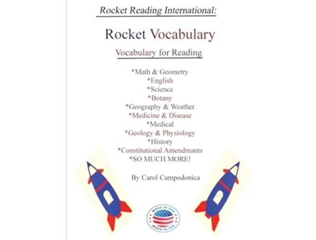 Livro Rocket Vocabulary de Carol Campodonica (Inglês)