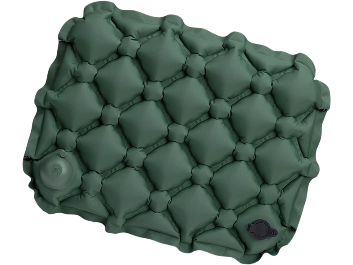 Almofada Inflável Para Cadeira Em Nylon 40d, Compacta E Confortável, Assento Leve De 44 X 34 Polegadas (112 X 86 Cm).