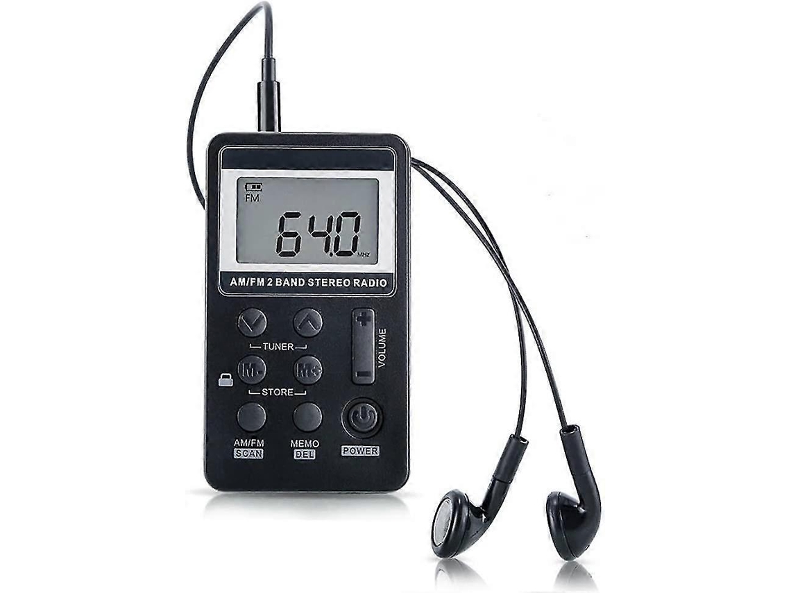Rádio De Bolso Pequeno Da Flyoukki, Mini Rádio Pessoal Portátil Digital Am Fm Olysi Shop