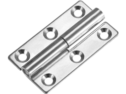 Dobradiça de 64 Mm / 2 , 5 " em Aço Inoxidável 304 Tamanho Pequeno para Porta Armário Cor Prata . CHABERLU