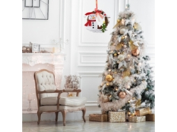 Decoração De Ramos De Natal Mini Com Enfeites E Molduras Da Laxiscreed