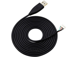 Kits De Reparo Para Mouse Cabo Usb, Pés De Mouse, Para Logitech Mx518 G400 S