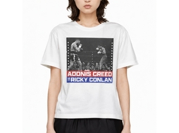 Rockinstone Rocky Movie Creed Vs Conlan White Adult T-shirt Size:m