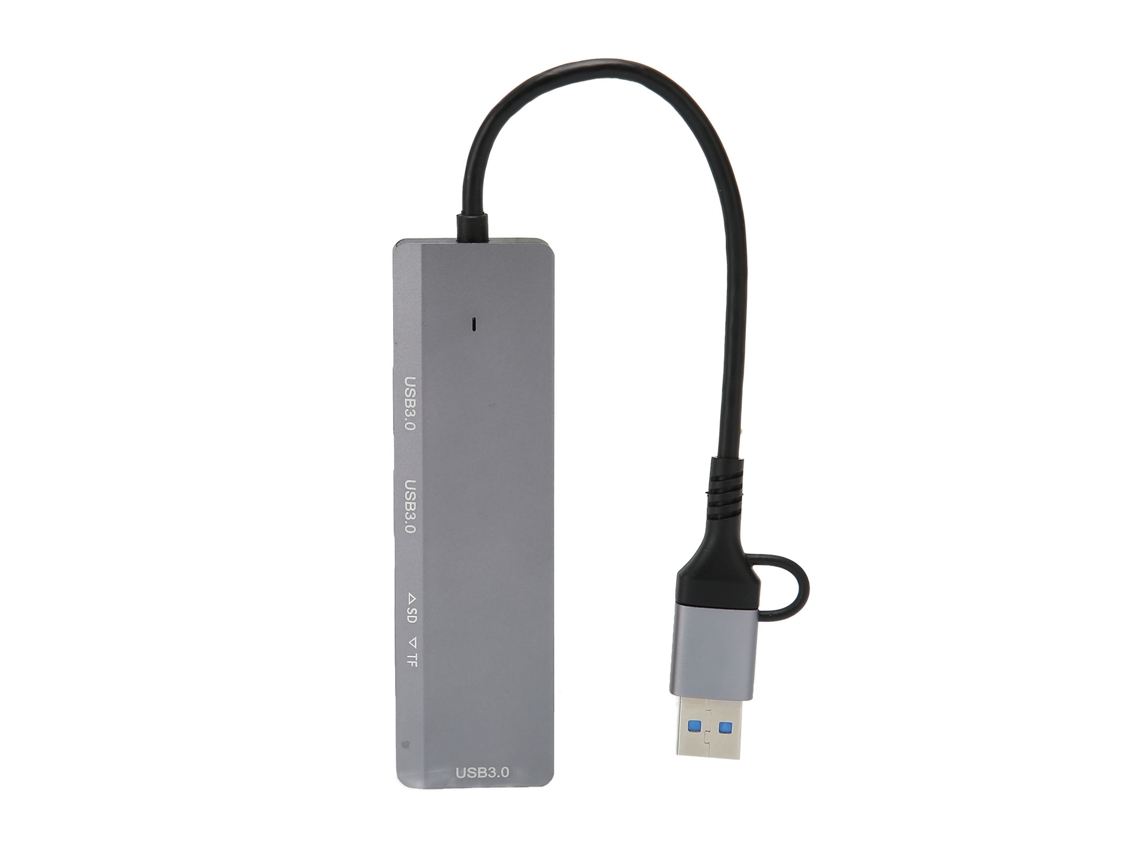 Dock Station Usb (expansão Usb3.0, Conexão De Dois Plugues)