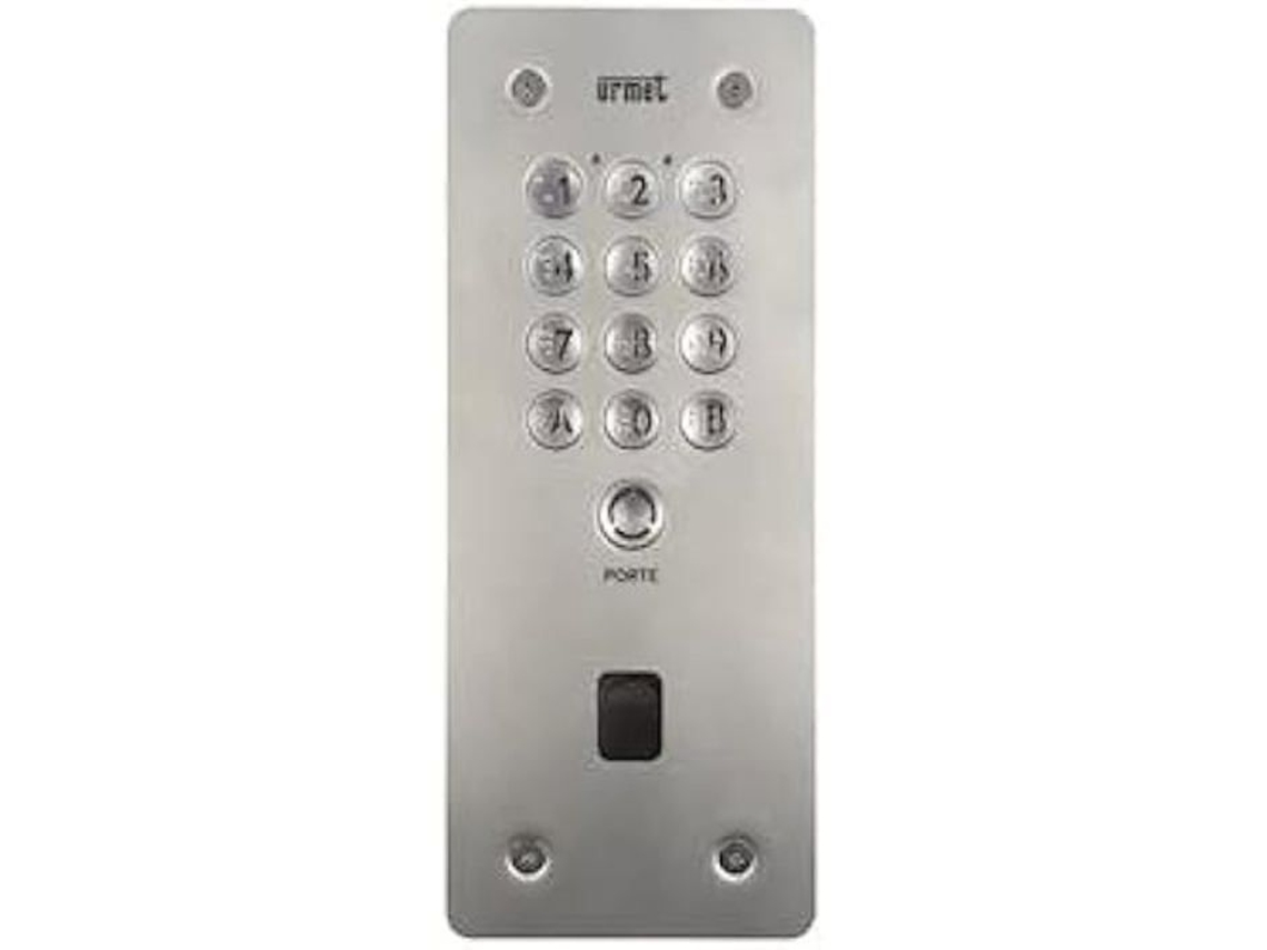 Teclado Codificado Urmet T25 Inox Teclas Em Braille Com Fio